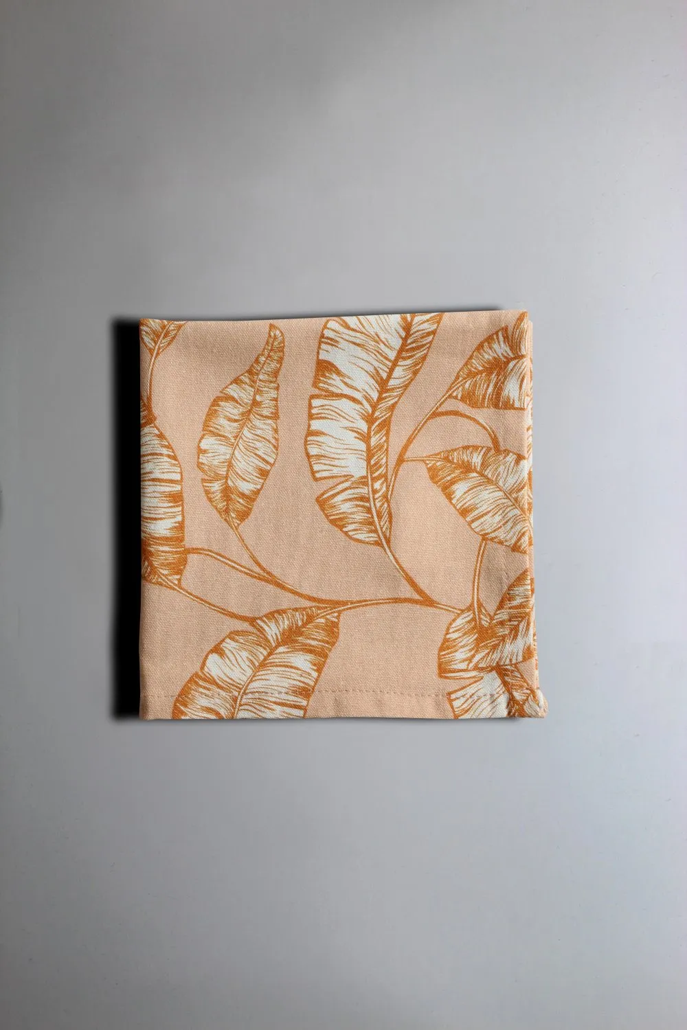 Servetten 4-pack - Leaves (oranje)
