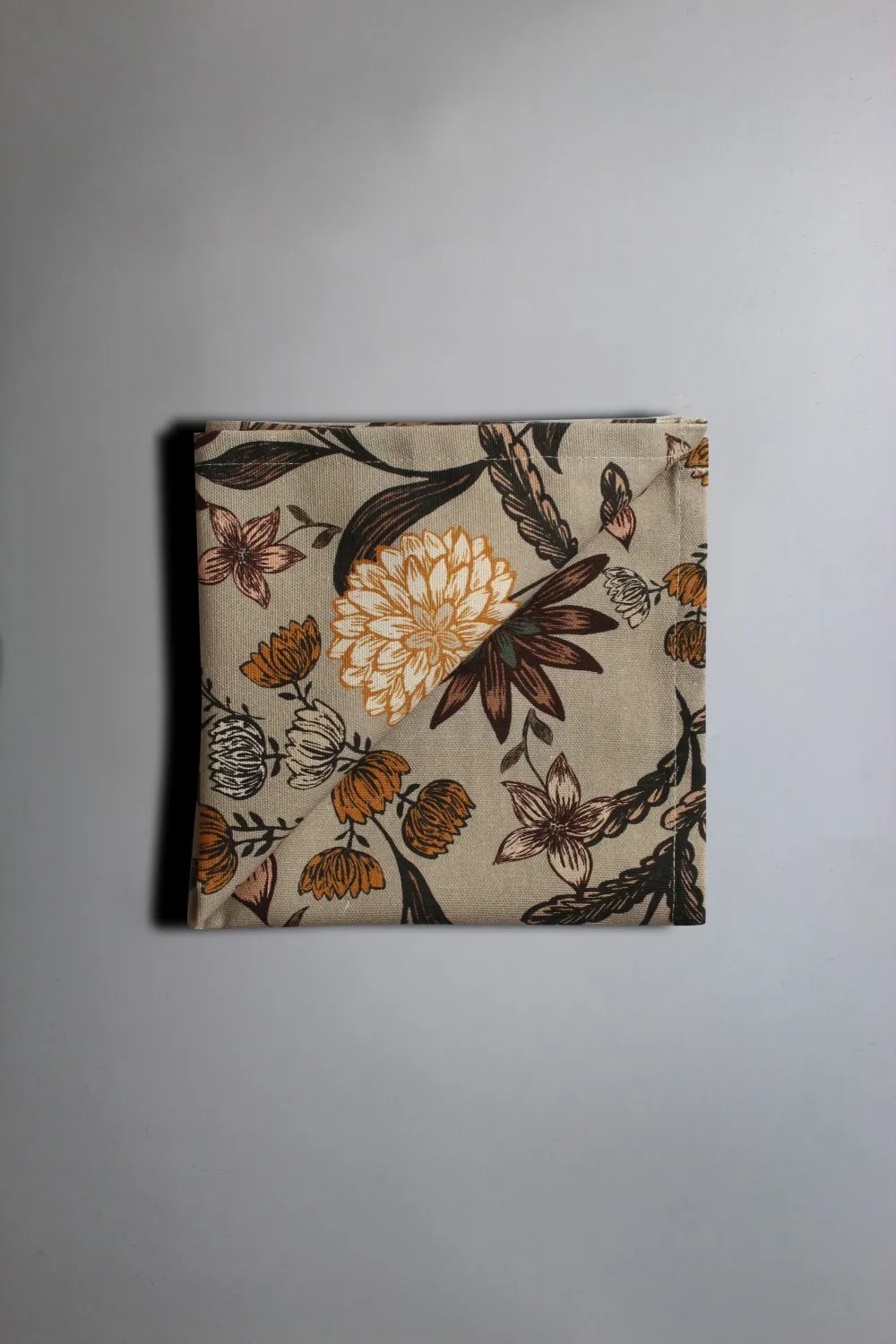 Servetten 4-pack - Lotten (bruin)