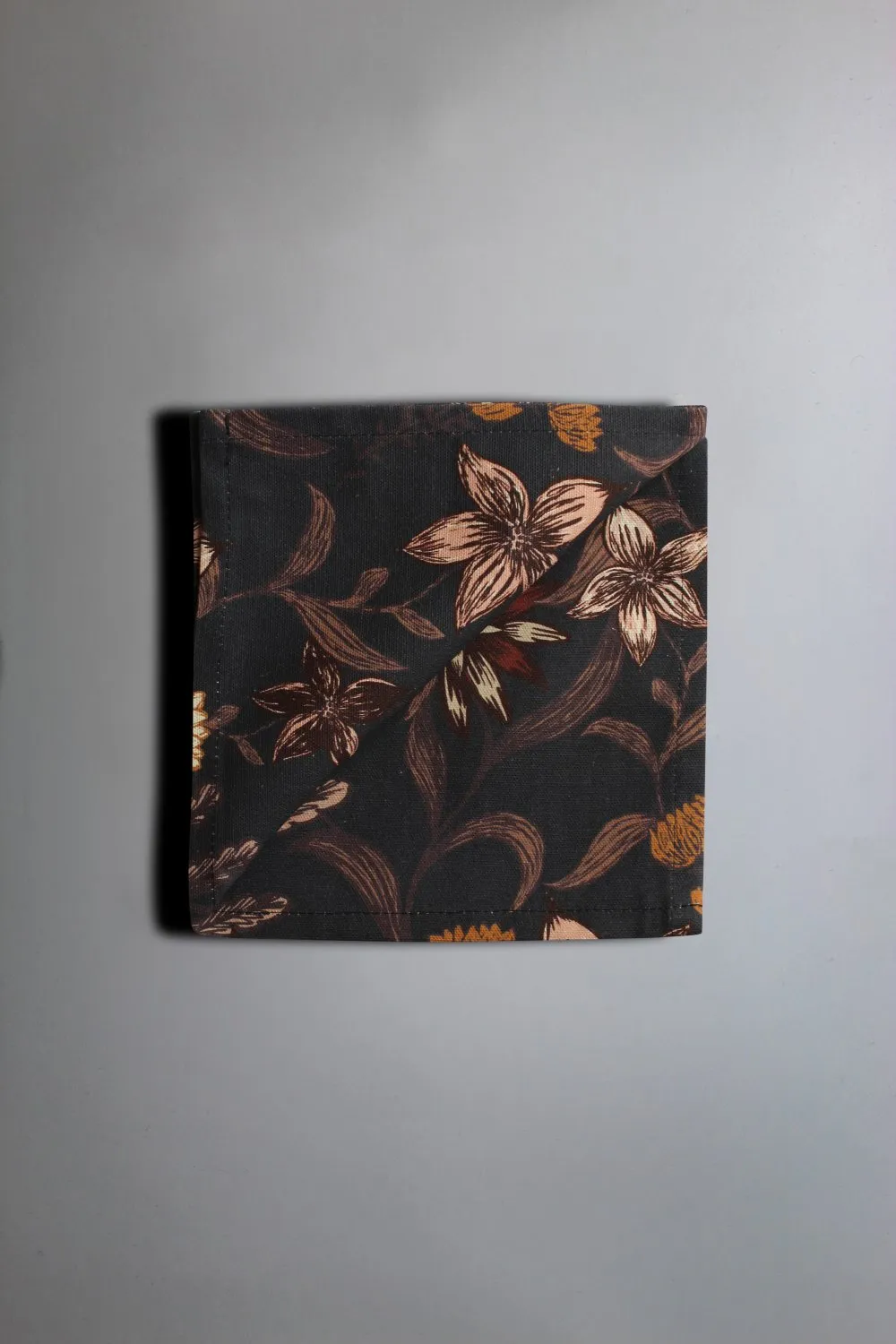 Servetten 4-pack - Lotten (donker grijs)