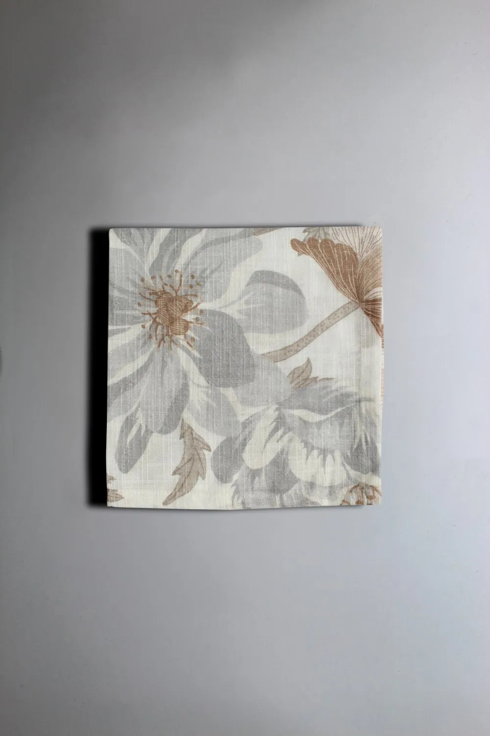 Servetten 4-pack - Serena (grijs/beige)