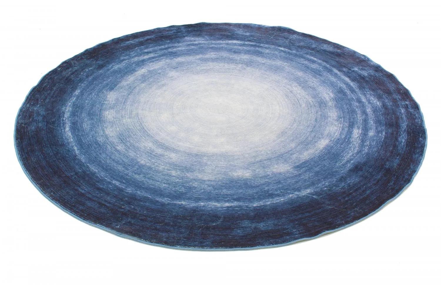 Rond vloerkleed - Shade (blauw)