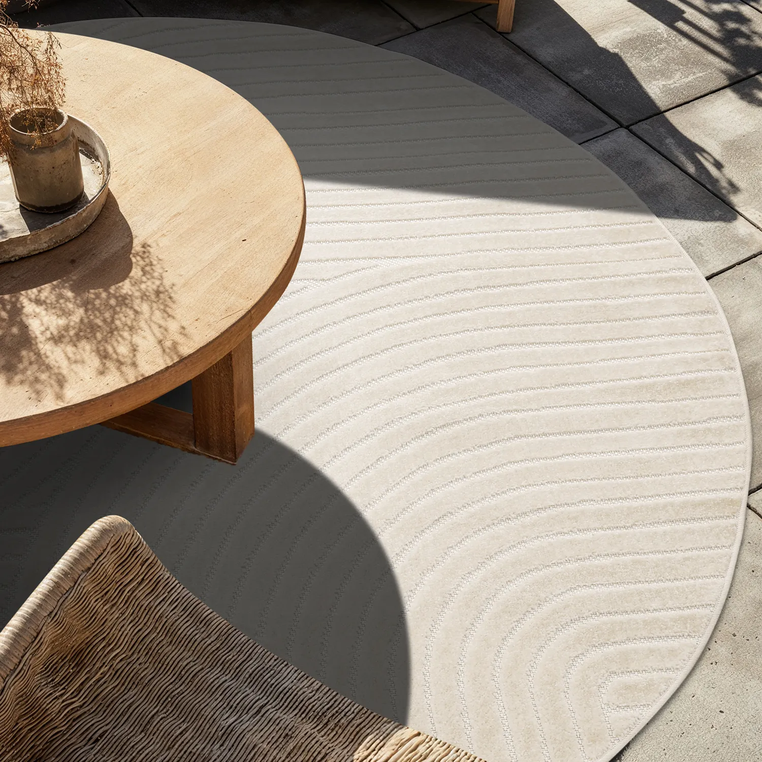 Ronde vloerkleden - Devon (cream)