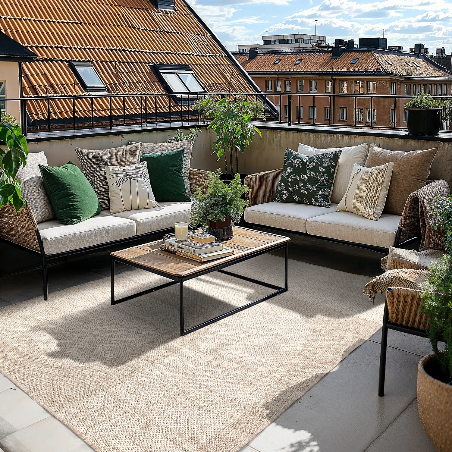 Shaggy Indoor/Outdoor - Orrville (grijs)