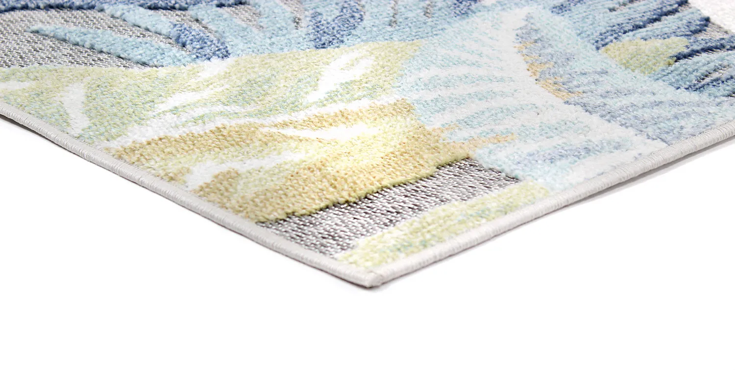 Vloerkleden voor binnen en buiten - Havana (blauw/multi)