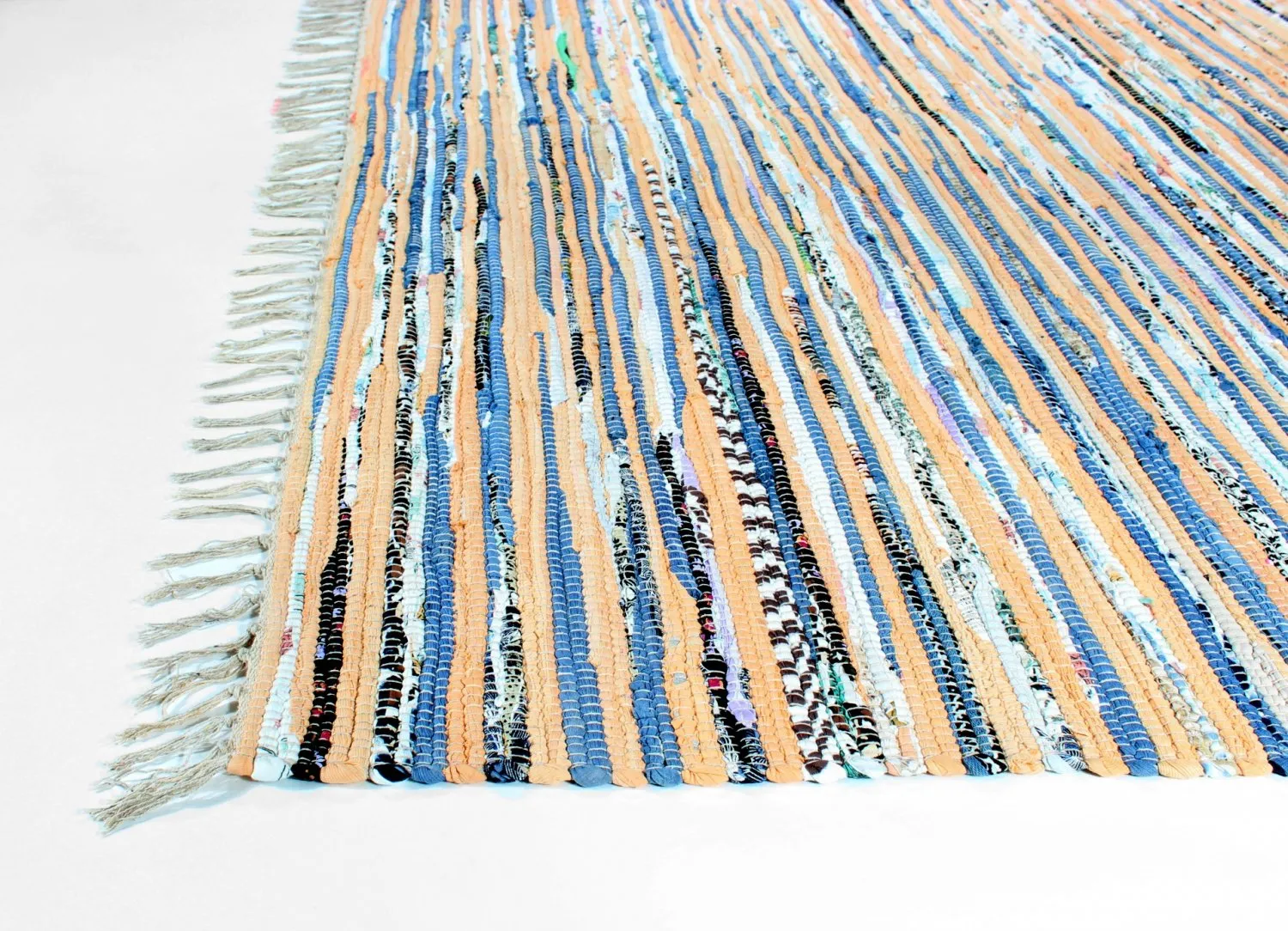 Voddenkleed - Delhi (beige/blauw)