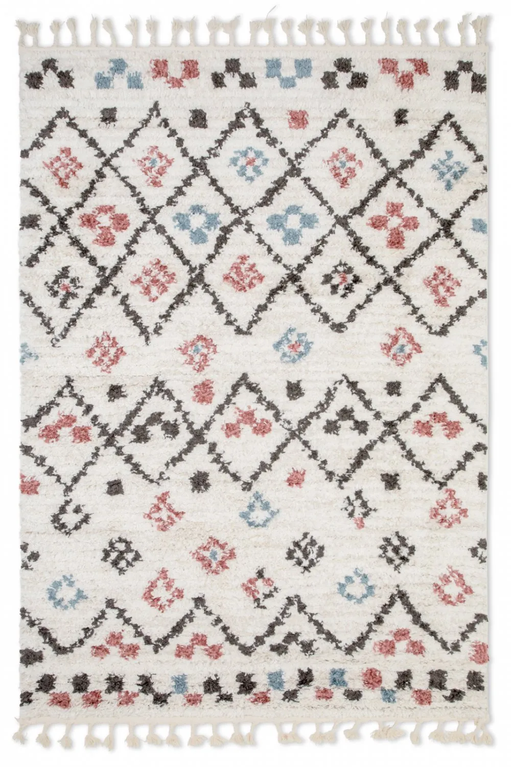 Hoogpolig vloerkleed - Siena (beige/multi)