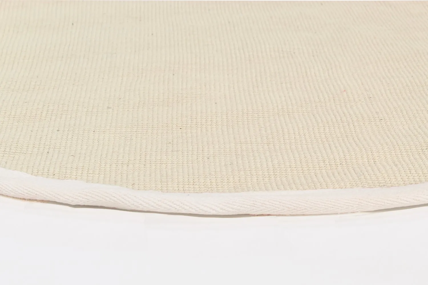 Ronde vloerkleden (sisal) - Agave (natuurlijk wit)