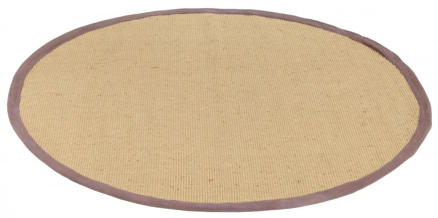 Ronde vloerkleden (sisal) - Agave (natuur/bruin)