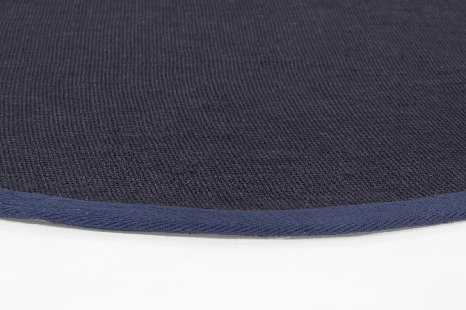 Ronde vloerkleden (sisal) - Agave (donkerblauw)