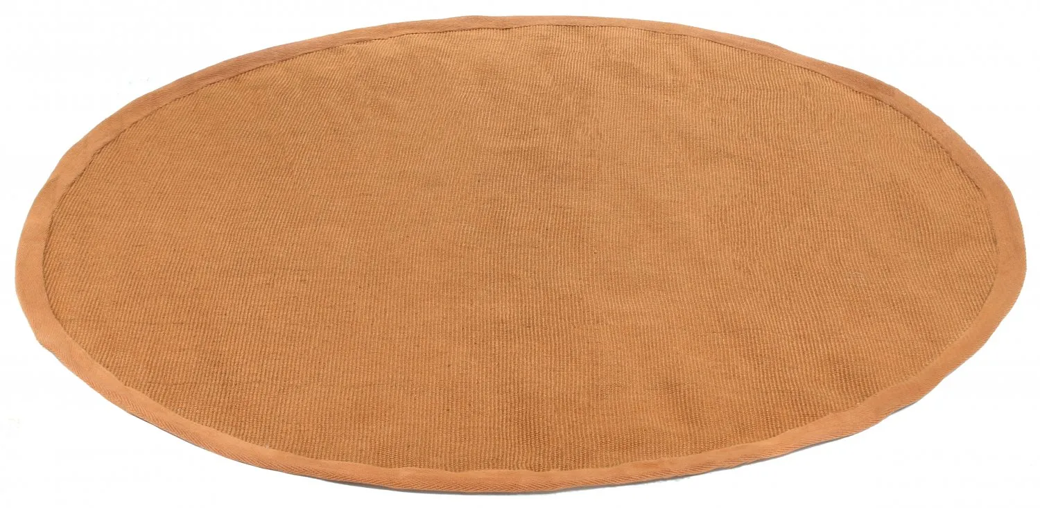 Ronde vloerkleden (sisal) - Agave (oranje)