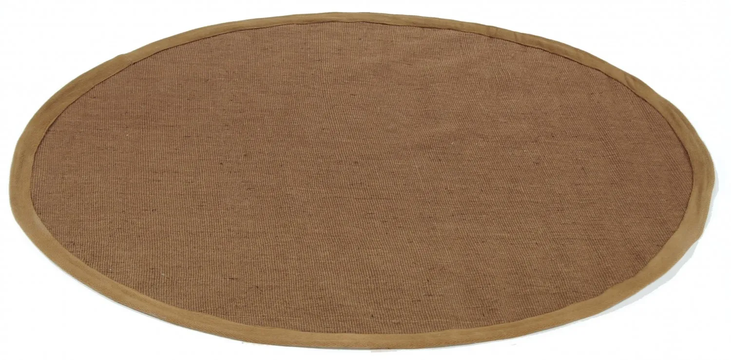Ronde vloerkleden (sisal) - Agave (bruin)