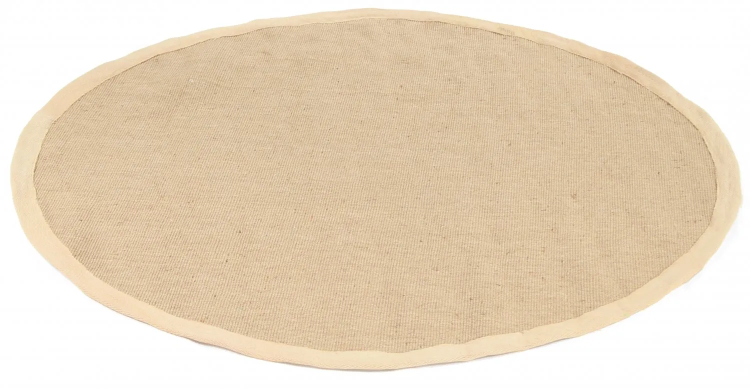 Ronde vloerkleden (sisal) - Agave (beige/beige)