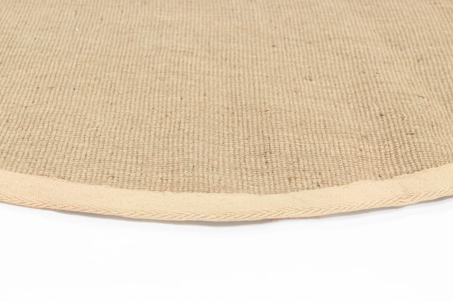 Ronde vloerkleden (sisal) - Agave (beige/beige)