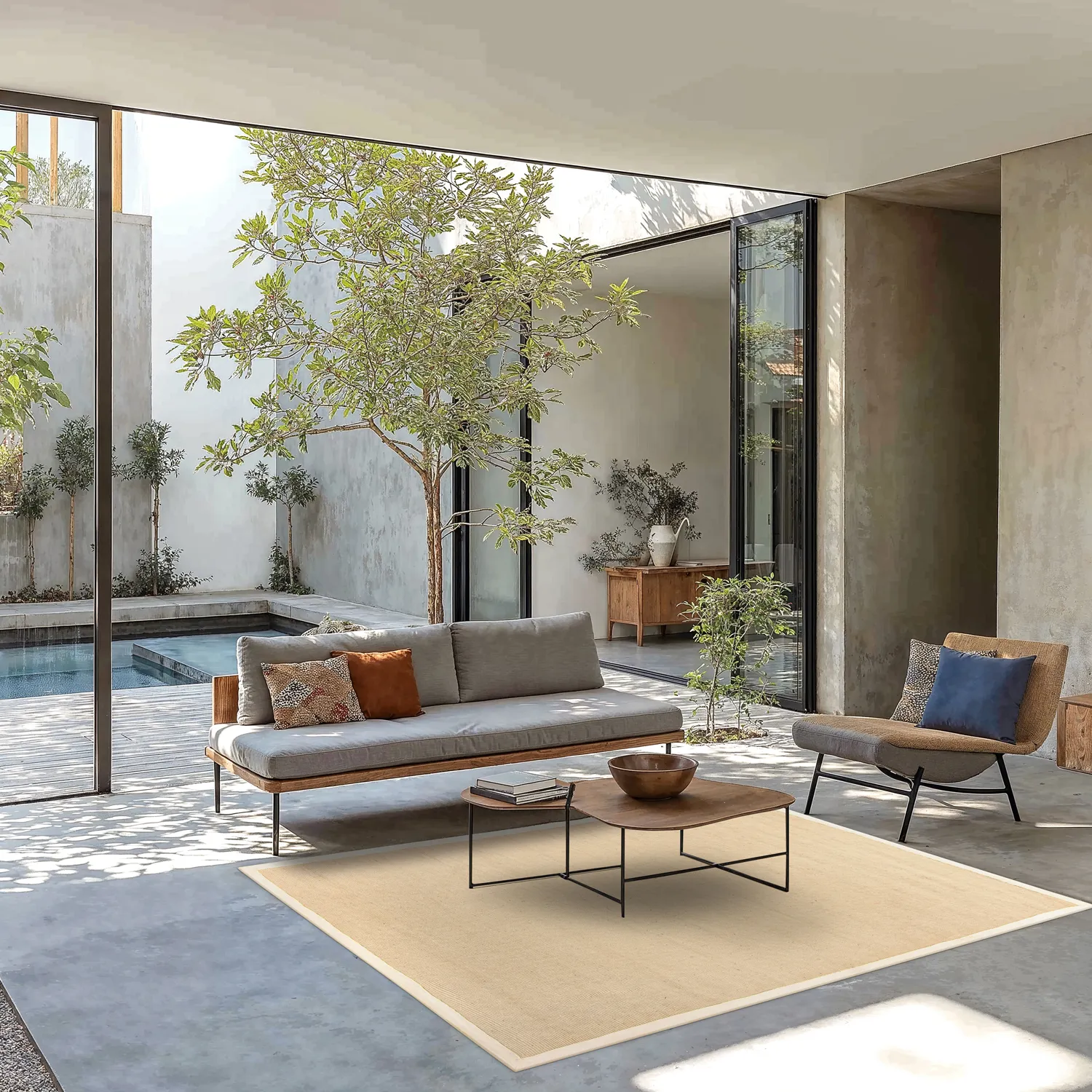 Sisal-vloerkleed - Agave (ivoor)