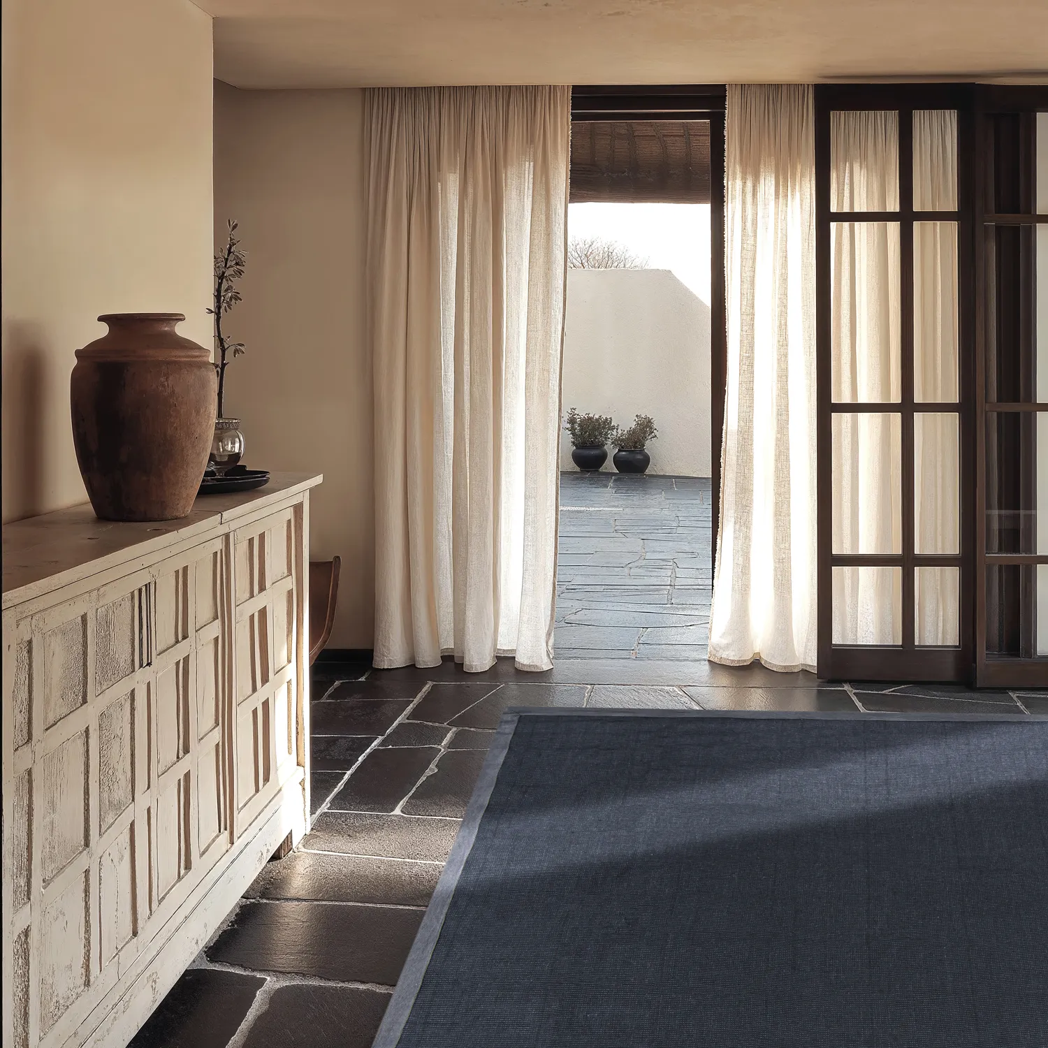 Sisal-vloerkleed - Agave (donkergrijs)