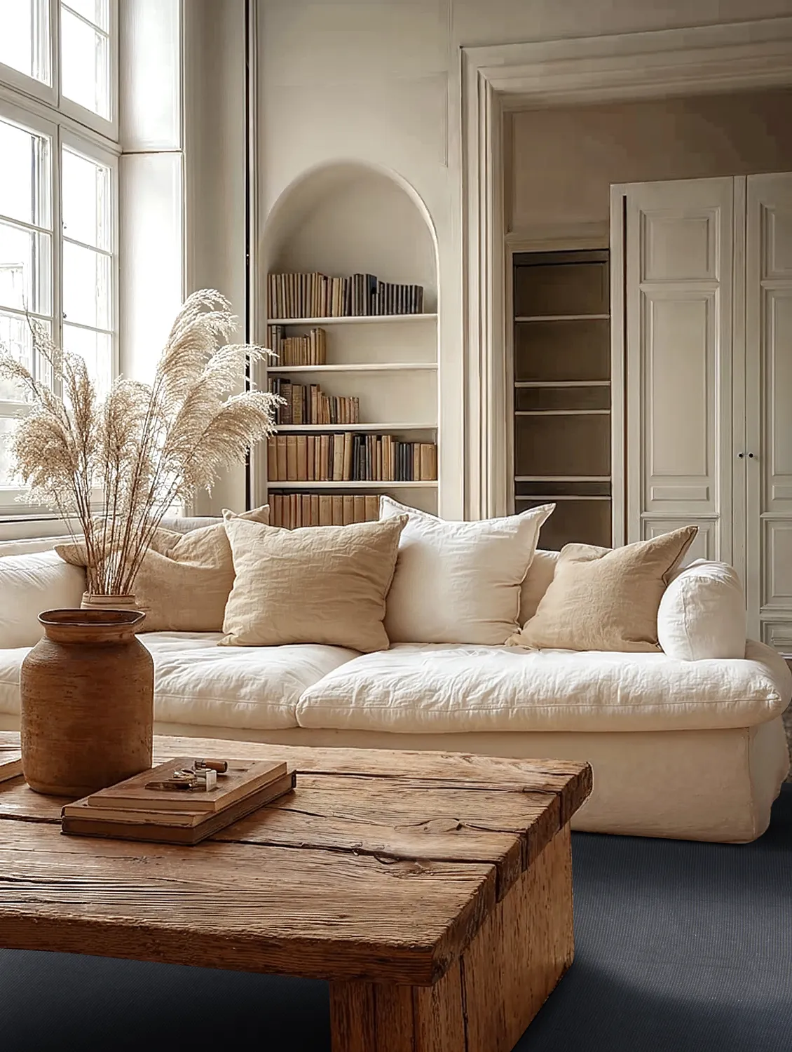 Sisal-vloerkleed - Agave (donkergrijs)