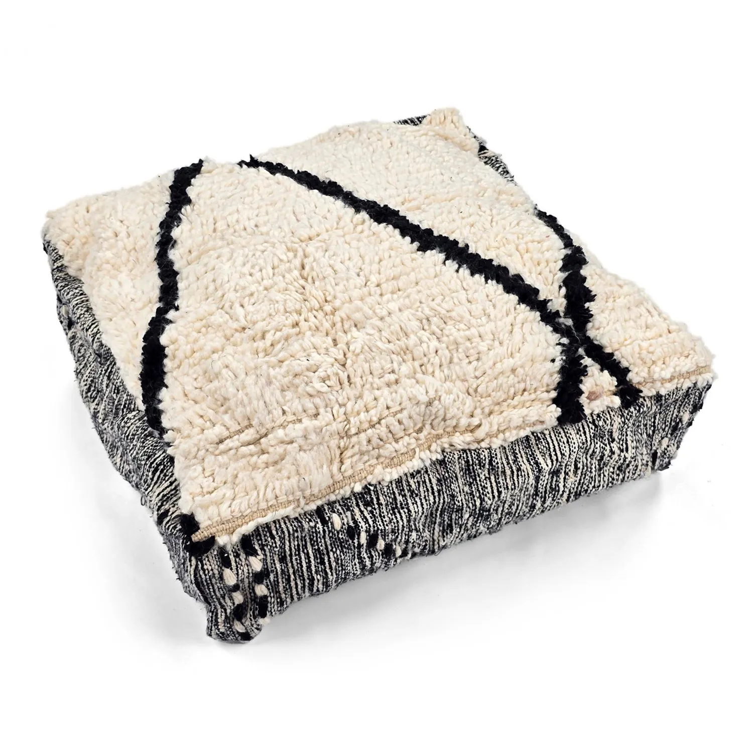 Poef - Marokkaanse Beni Ourain 035