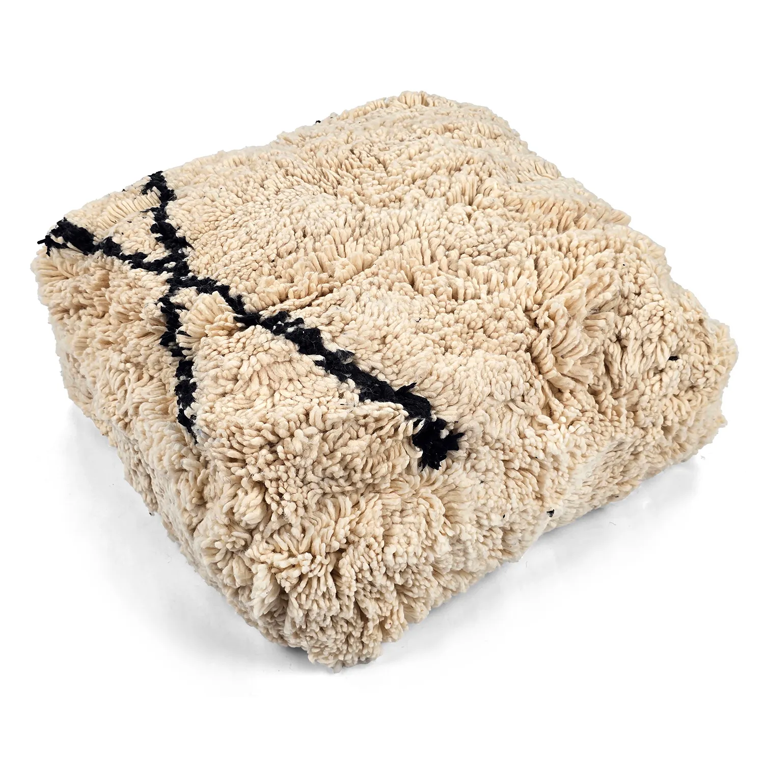 Poef - Marokkaanse Beni Ourain 040