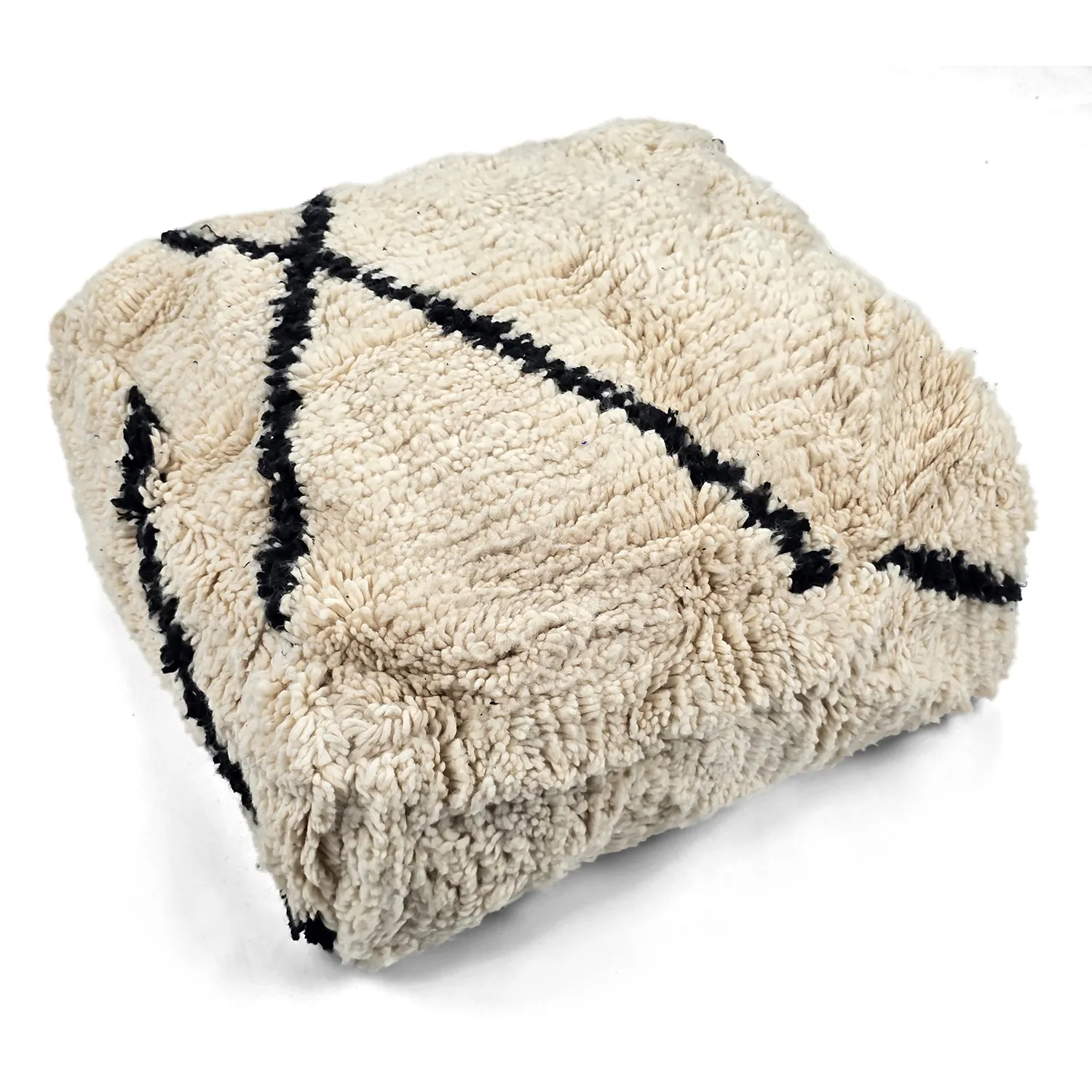 Poef - Marokkaanse Beni Ourain 048