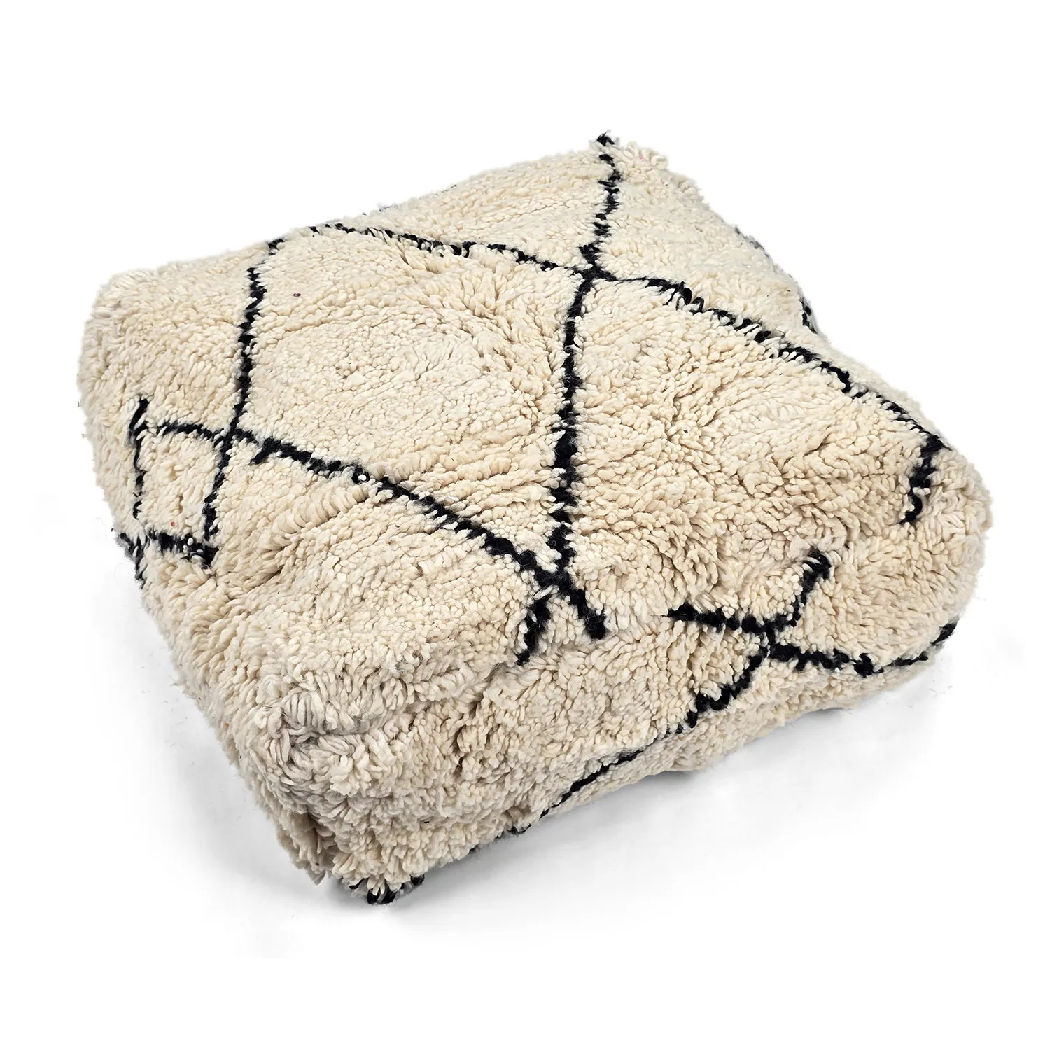 Poef - Marokkaanse Beni Ourain 054