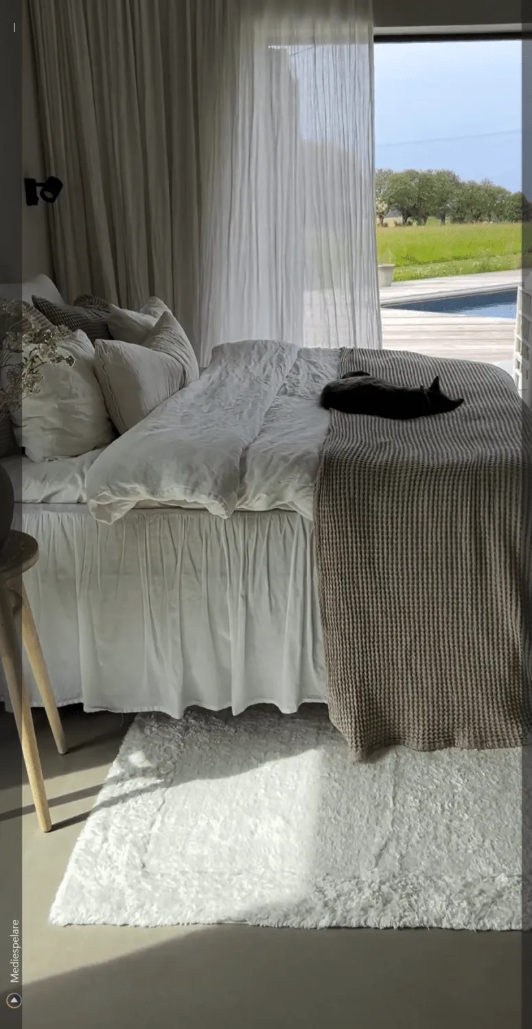 Hoogpolig vloerkleed - Ebba Natural Cotton Shaggy (offwhite)