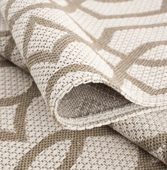 Vloerkleed Katoen - Kebira (beige)