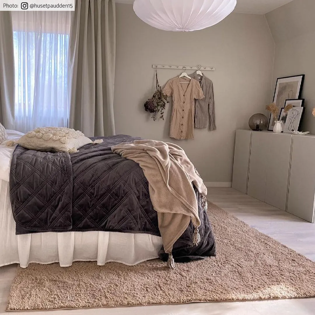 Hoogpolig vloerkleed - Soft Shine (beige)