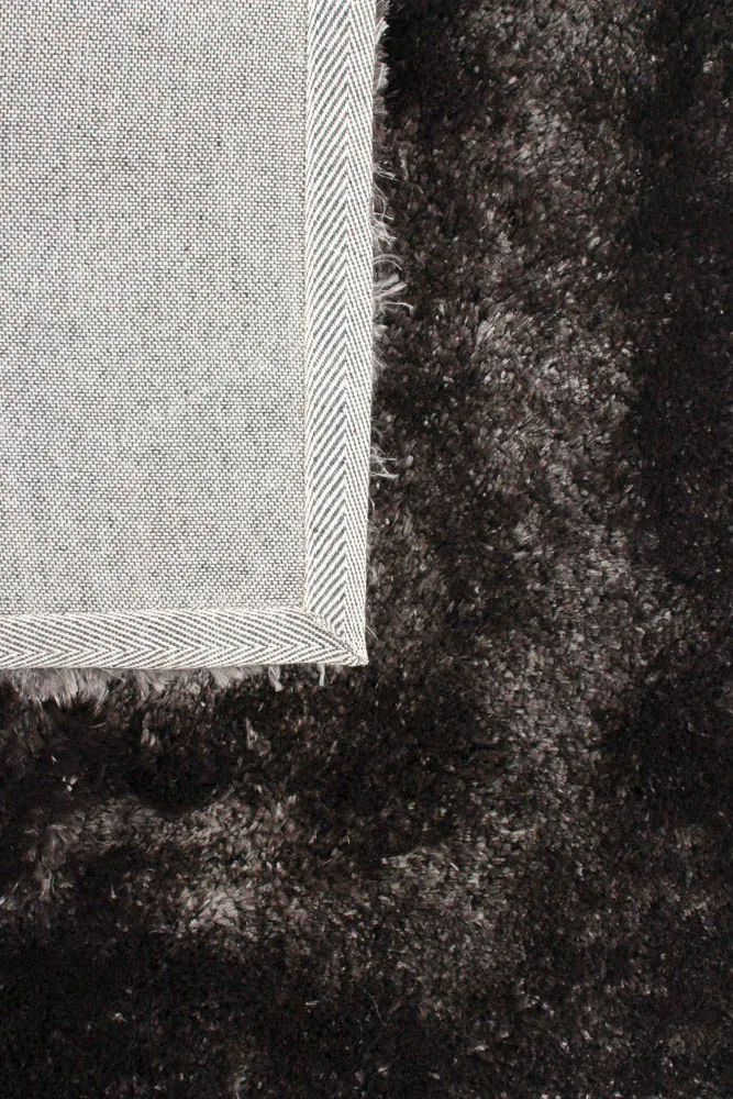 Hoogpolig vloerkleed - Shaggy Luxe (antraciet)