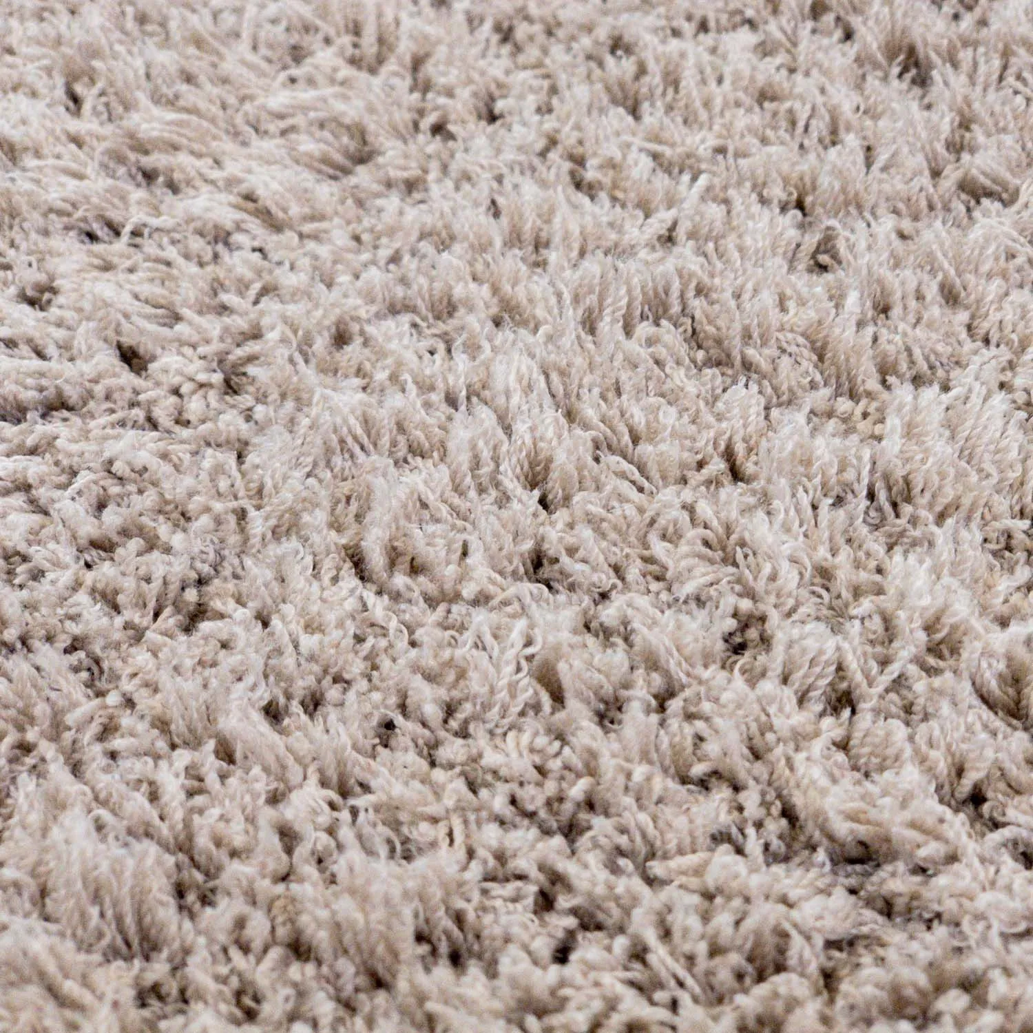 Hoogpolig vloerkleed - Soft Shine (beige)