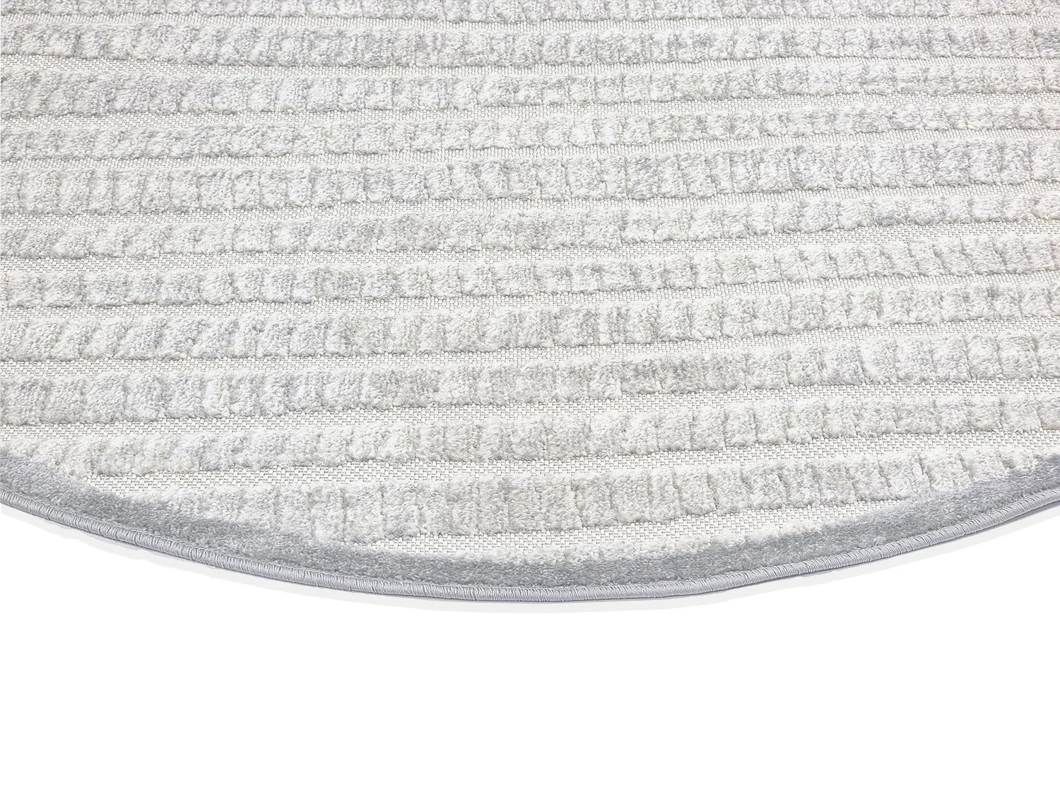 Ronde vloerkleden - Indoor/Outdoor Kendall (cream/grijs)