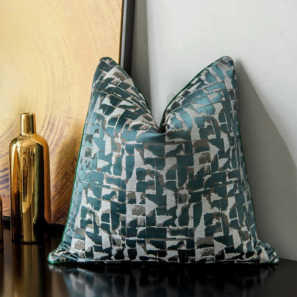 Kussensloop - Square Luxury 45 x 45 cm (groen/multi)