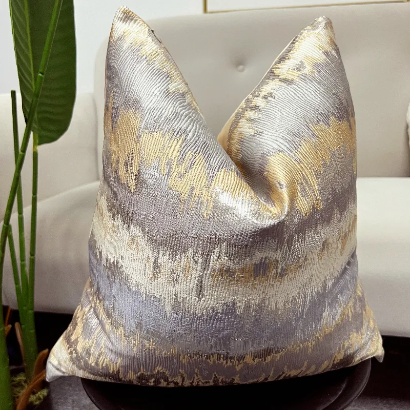 Kussensloop - Square Luxury 45 x 45 cm (goud/multi)