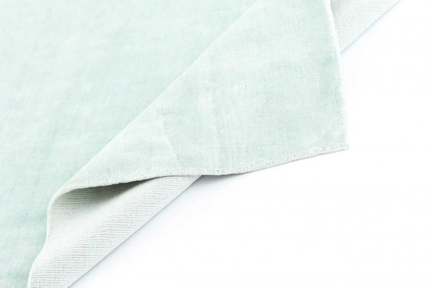 Viscose-vloerkleed - Jodhpur Special Luxury Edition (turkoois)
