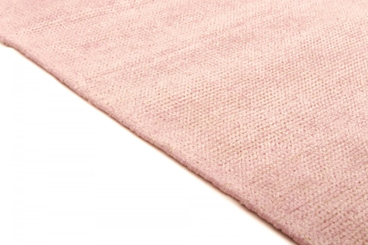 Bamboo silk-vloerkleed - Faliraki (lichtroze)