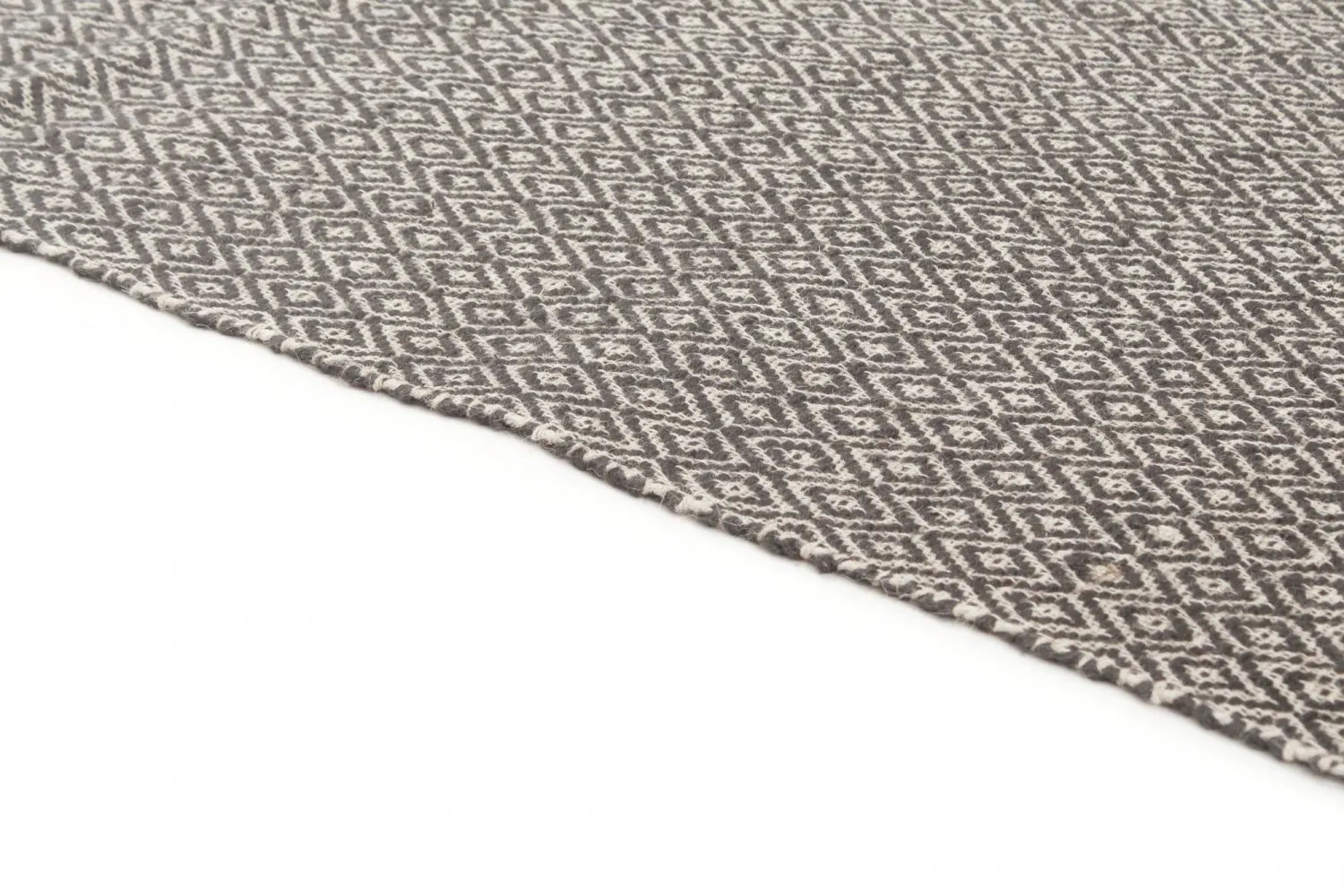 Jute-vloerkleed - Puebla (zwart/grijs)