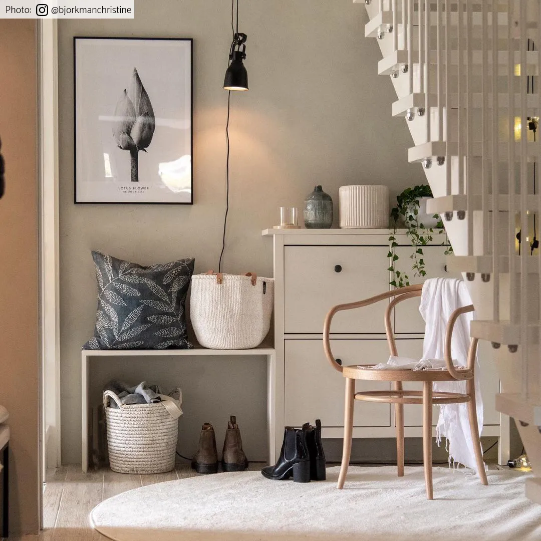 Rond vloerkleed - Sunayama (wit)