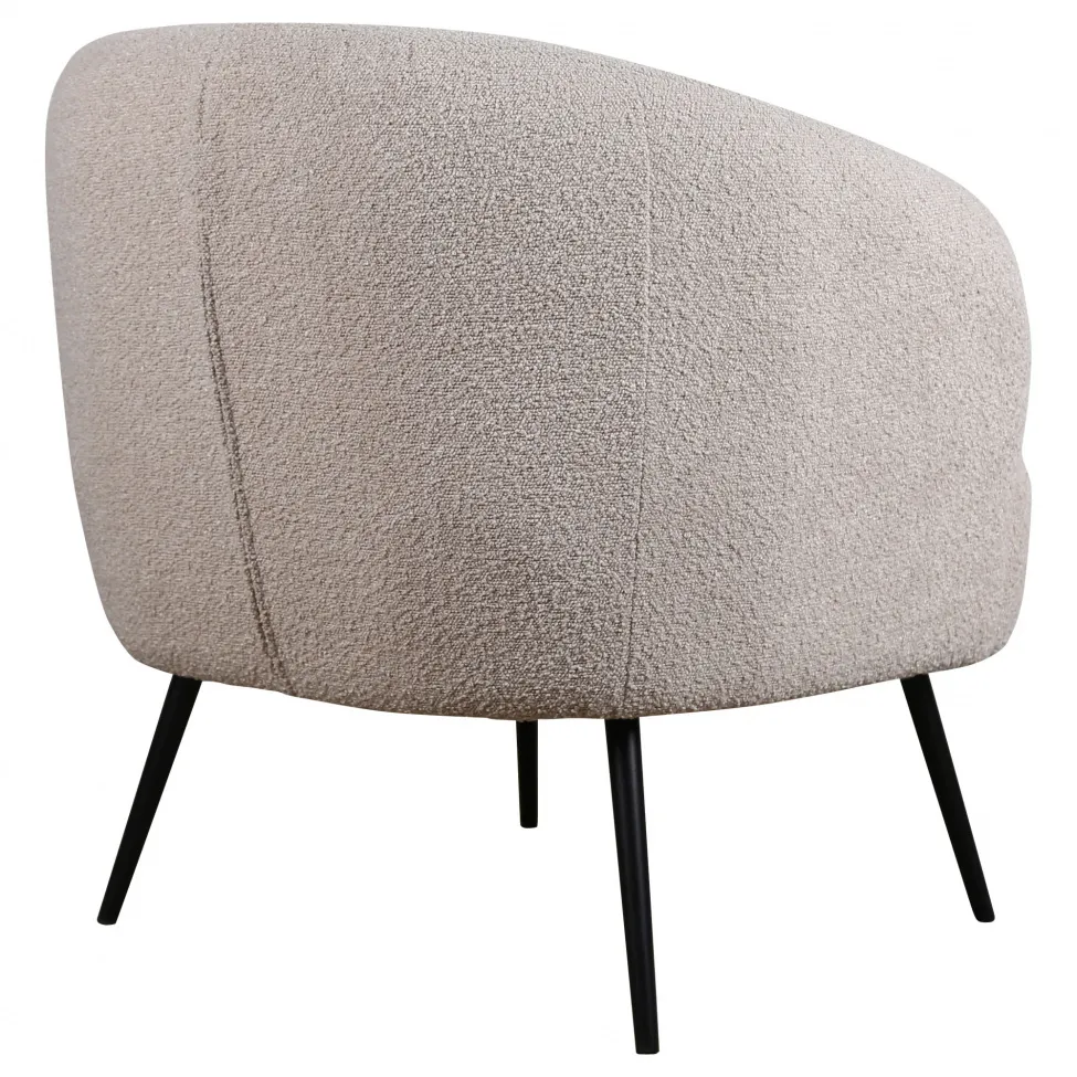 Fauteuil - Capri (beige/bouclé)