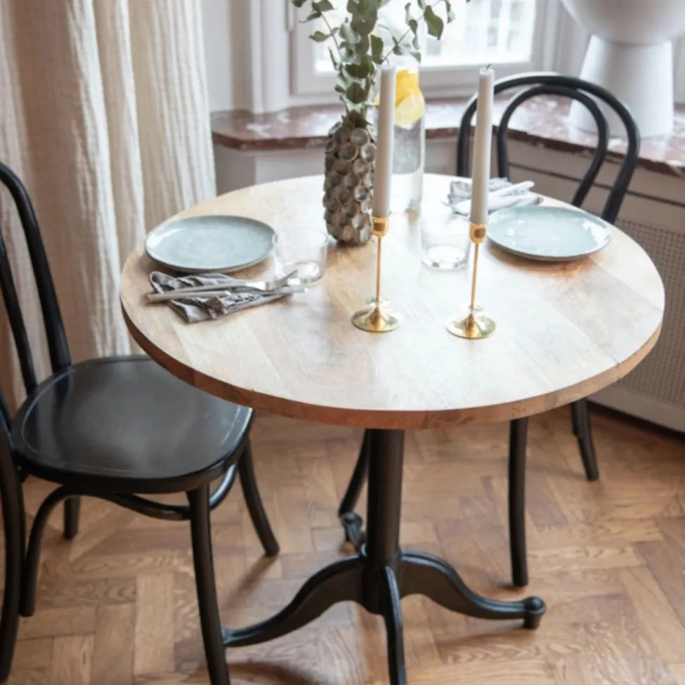 Eettafel - Långholmen - 80 cm round (vintage)