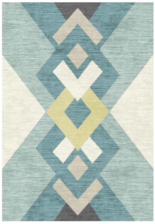 Wilton - Temara (blauw/multi)