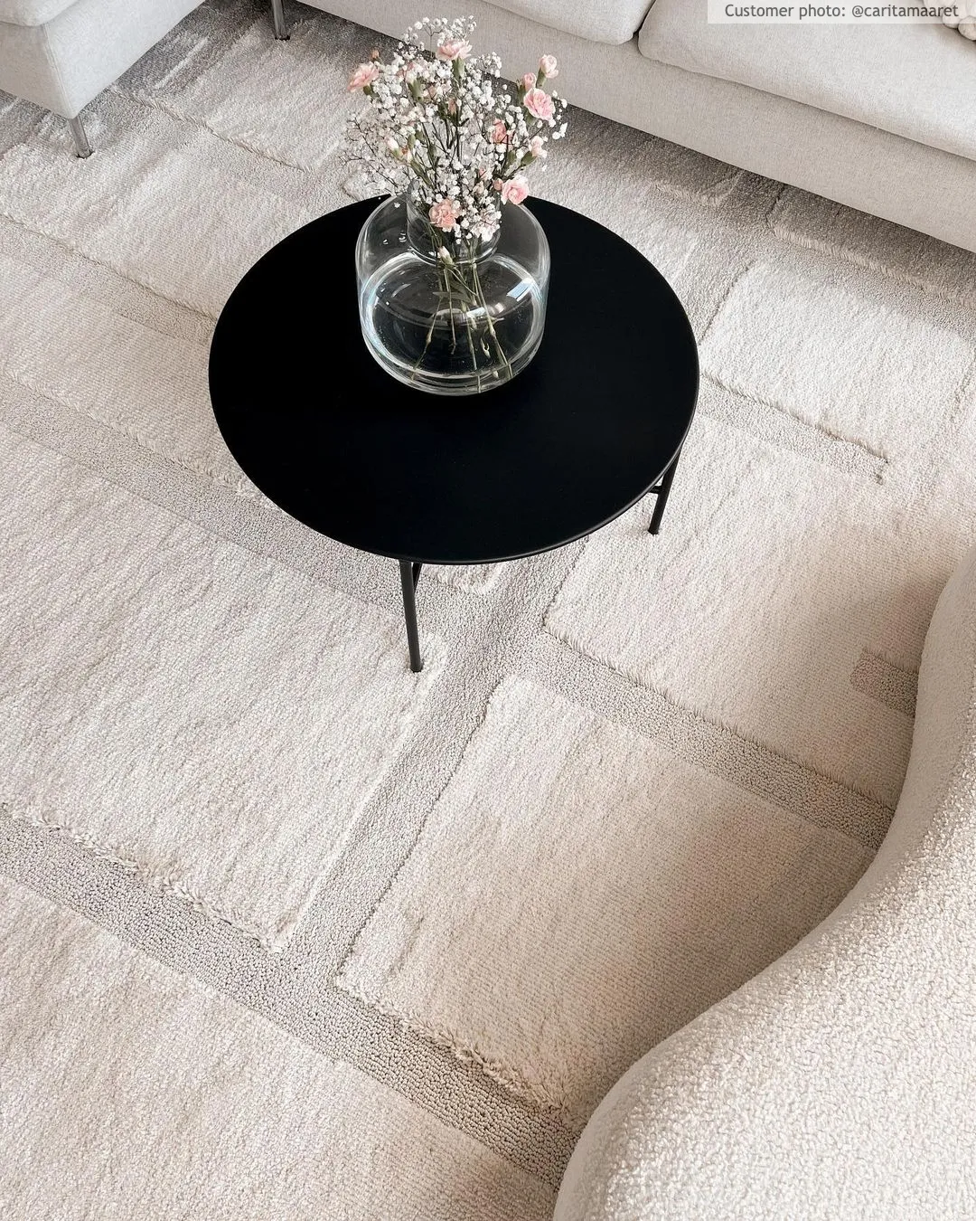 Hoogpolig vloerkleed - Tillie (offwhite)