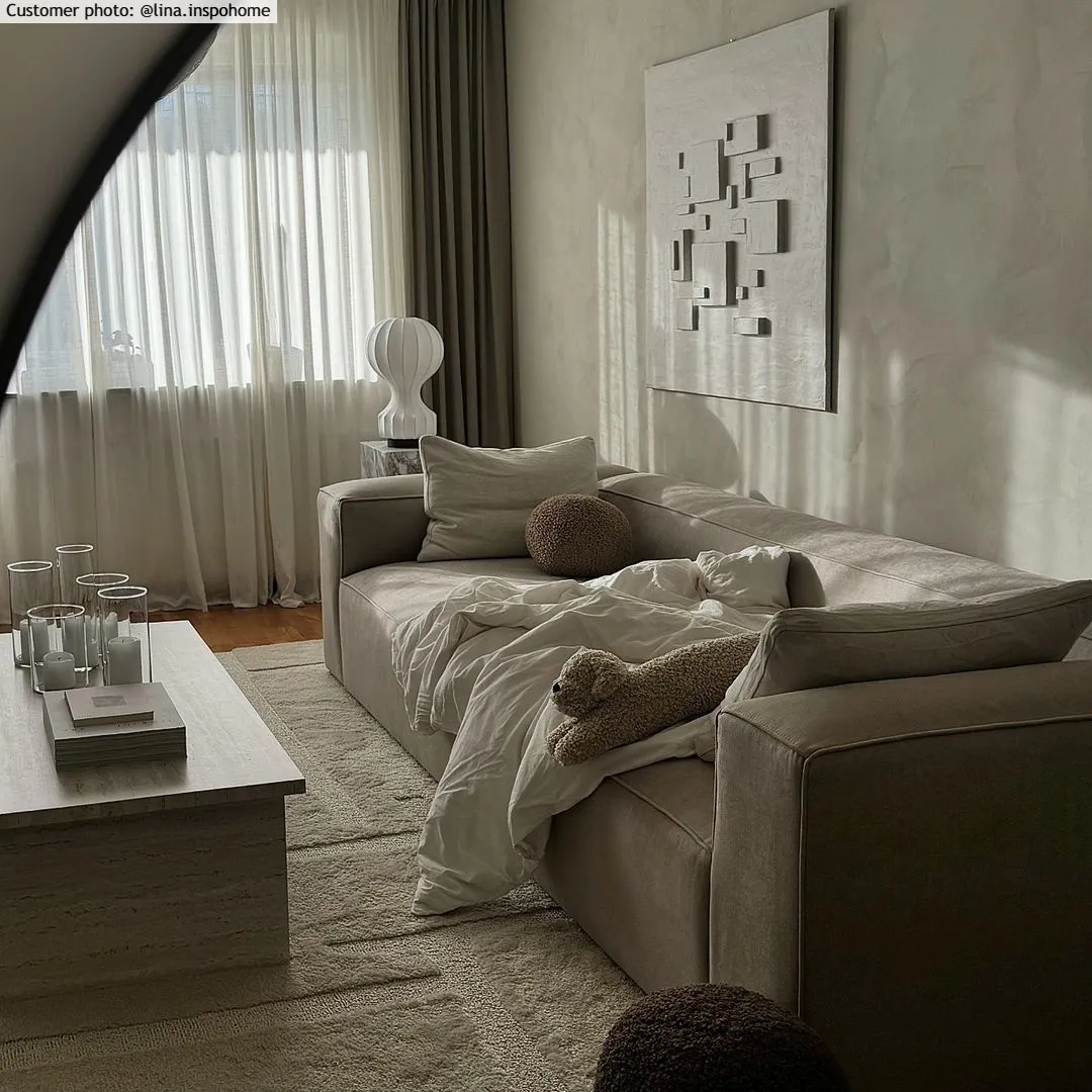 Hoogpolig vloerkleed - Tillie (offwhite)