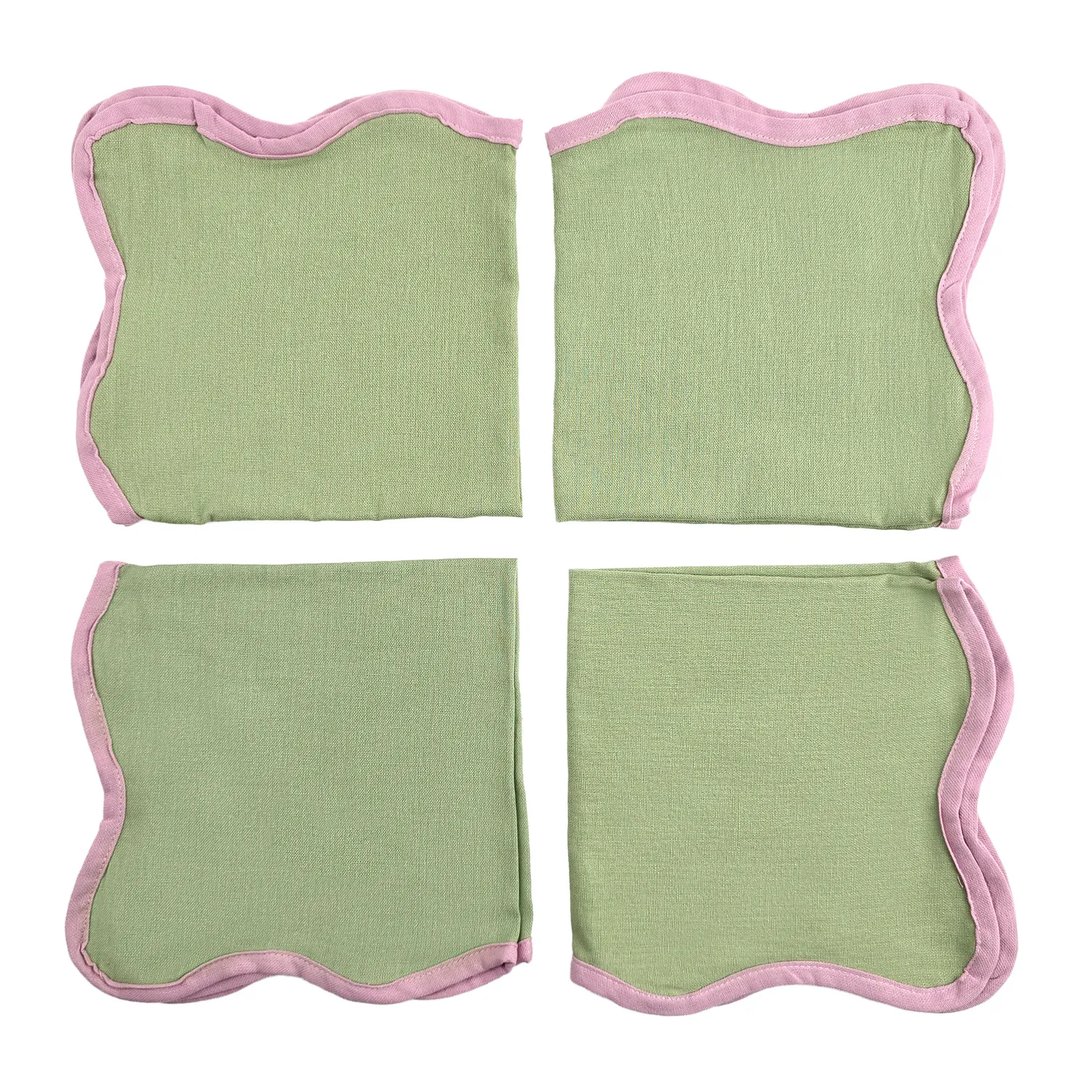 Servetten - Set van 4 stoffen servetten Yrsa (groente)