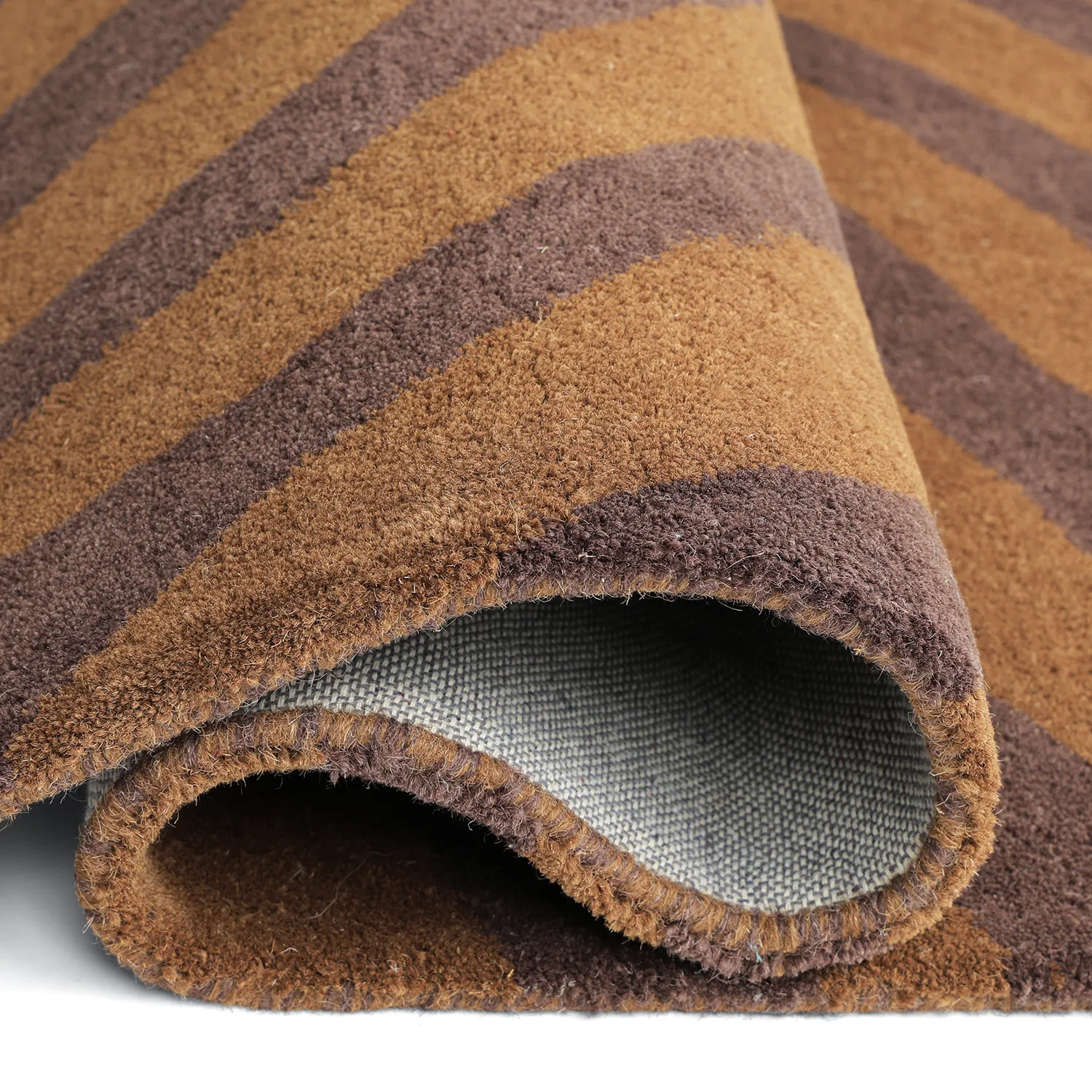 Wollen-vloerkleed - Aiz Hand Tufted Wool Premium (bruin)