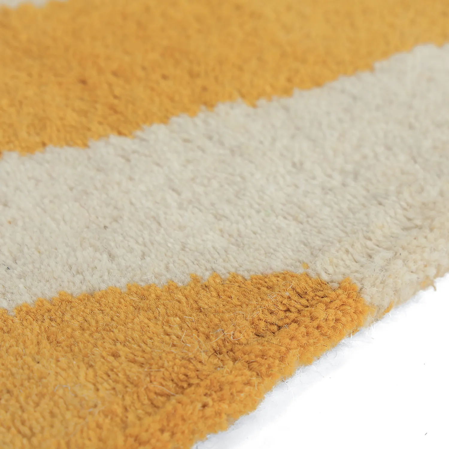 Wollen-vloerkleed - Aiz Hand Tufted Wool Premium (geel)