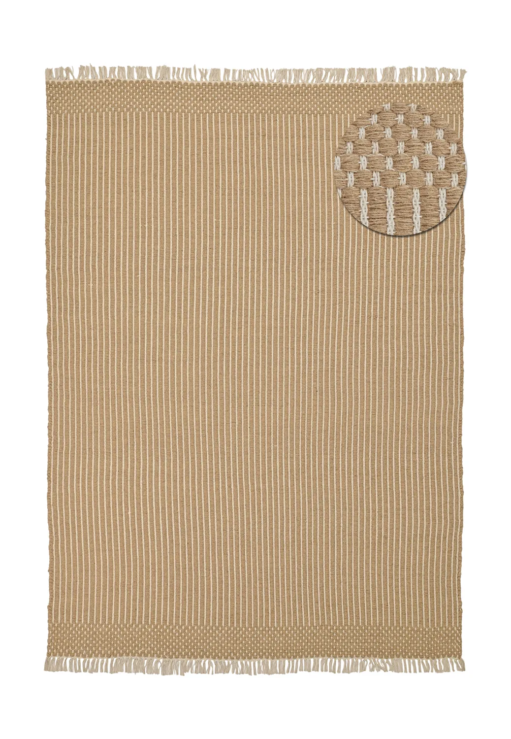 Wollen-vloerkleed - Arbil (beige/wit)