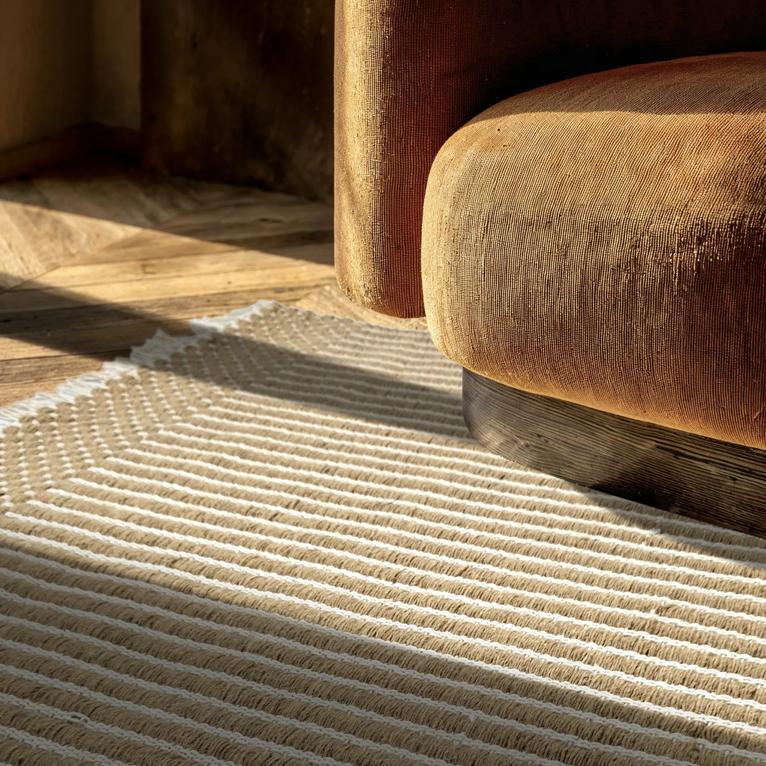 Wollen-vloerkleed - Arbil (beige/wit)