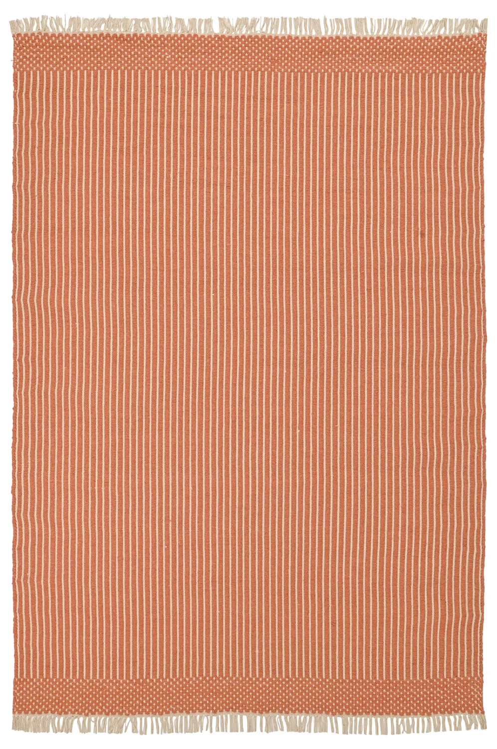 Wollen-vloerkleed - Arbil (terracotta/wit)