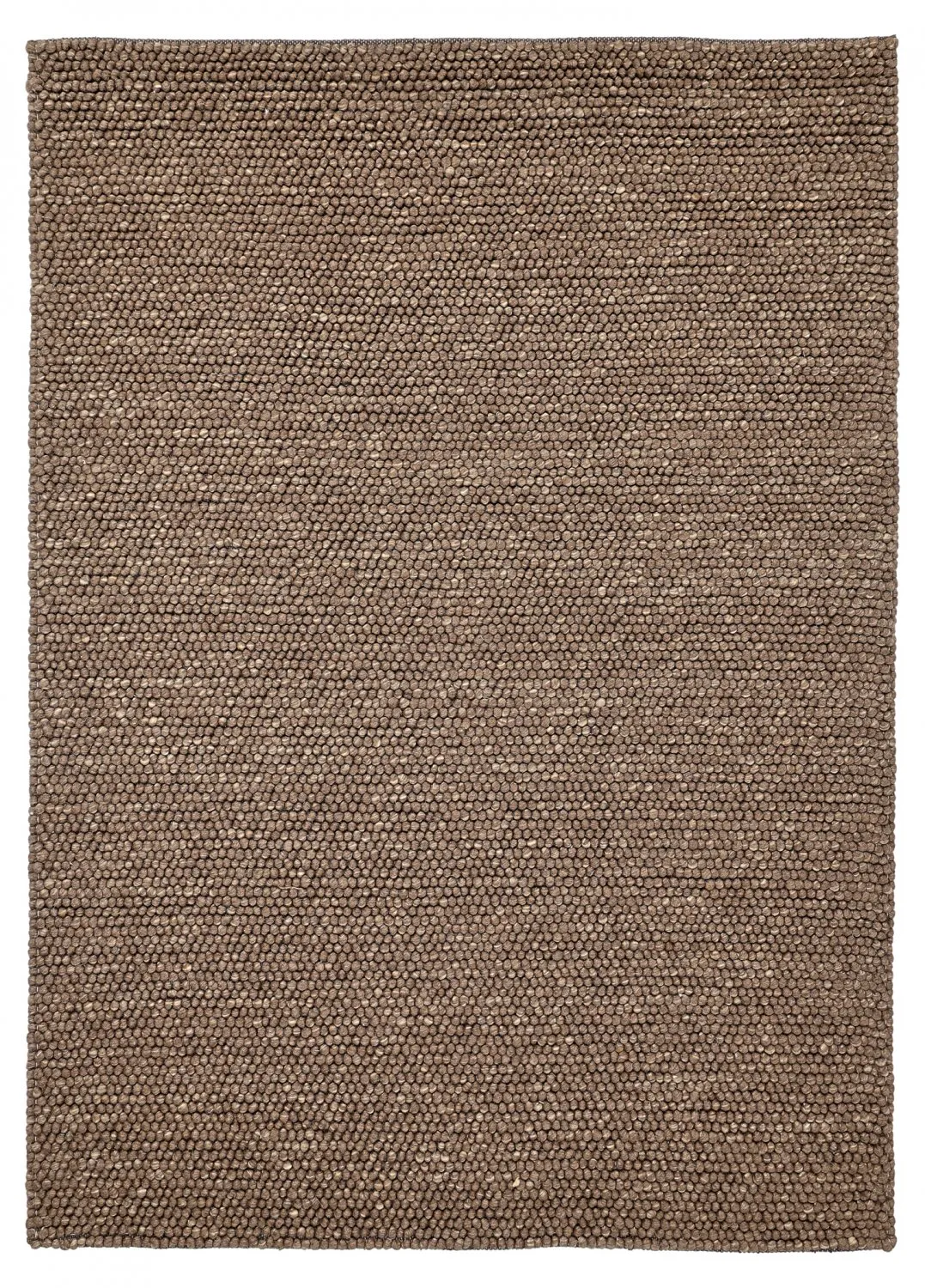 Wollen-vloerkleed - Avafors Wool Bubble (bruin/beige)