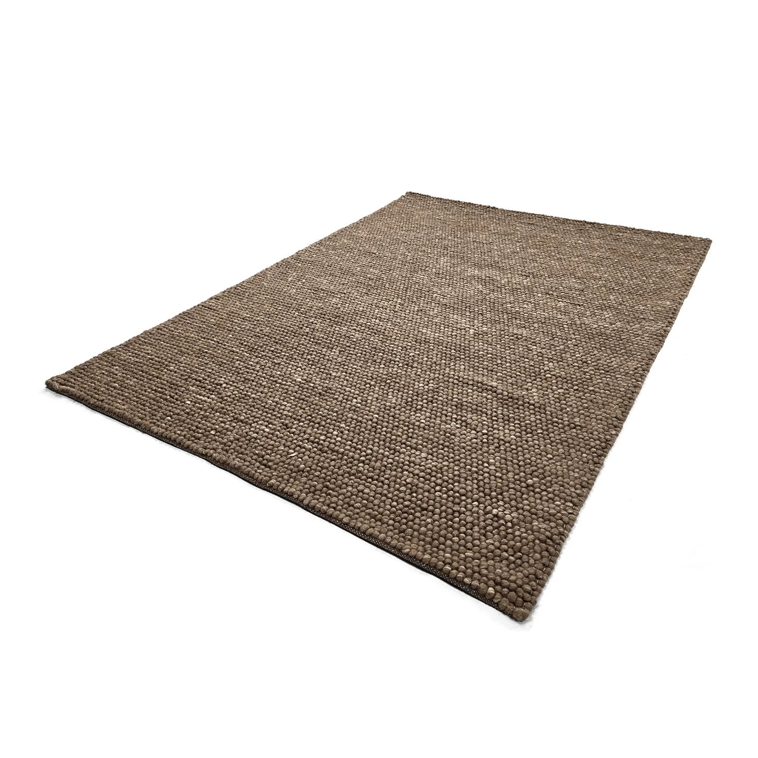 Wollen-vloerkleed - Avafors Wool Bubble (bruin/beige)