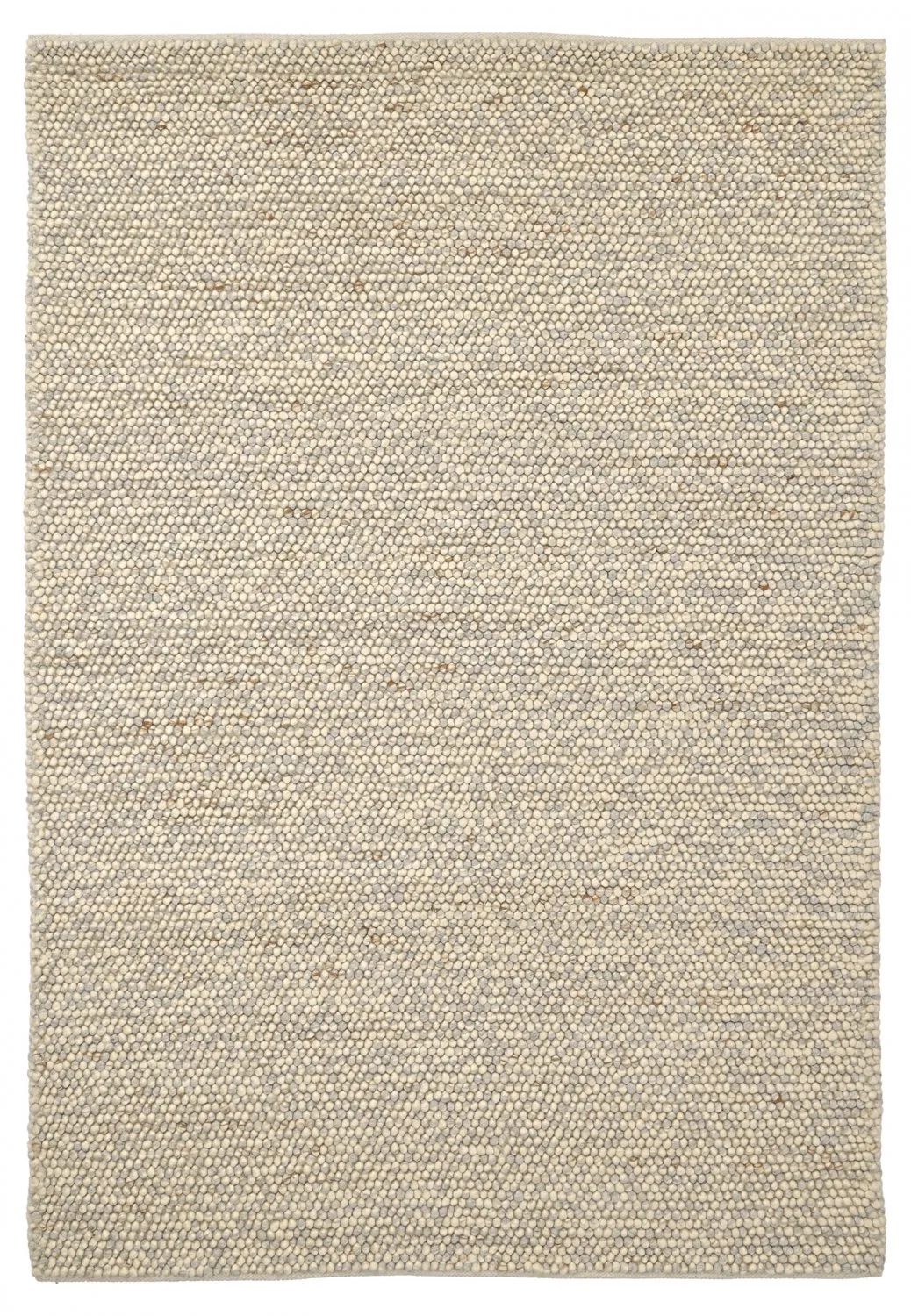 Wollen-vloerkleed - Avafors Wool Bubble (grijs/beige)